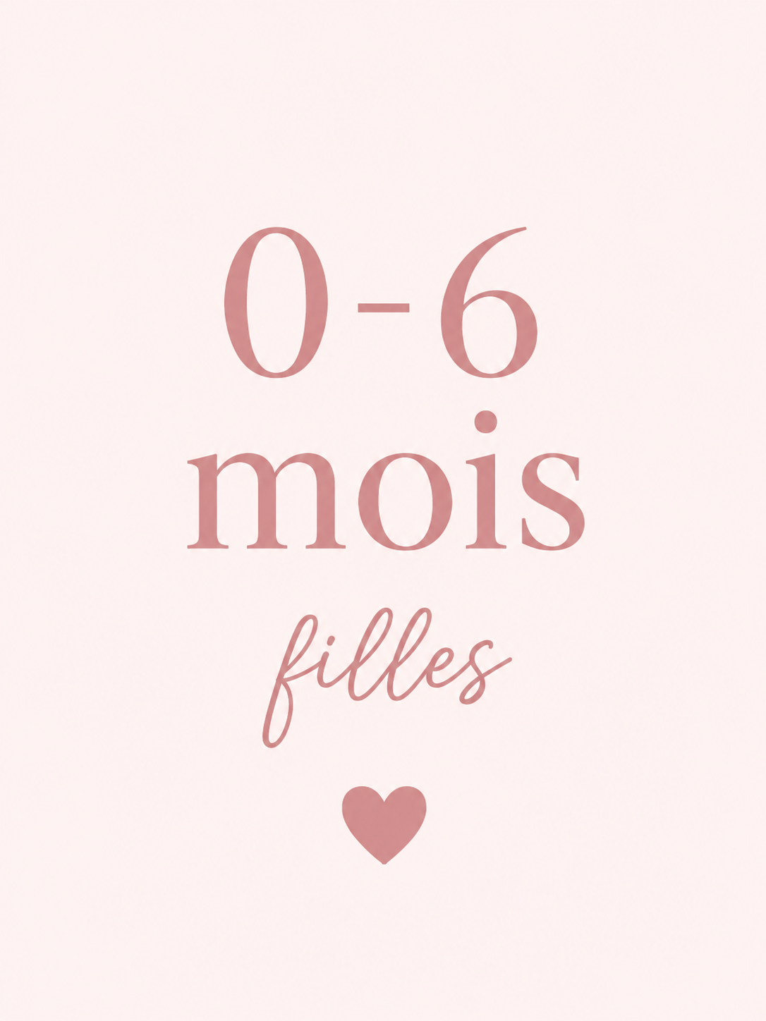 Filles 0-6 mois