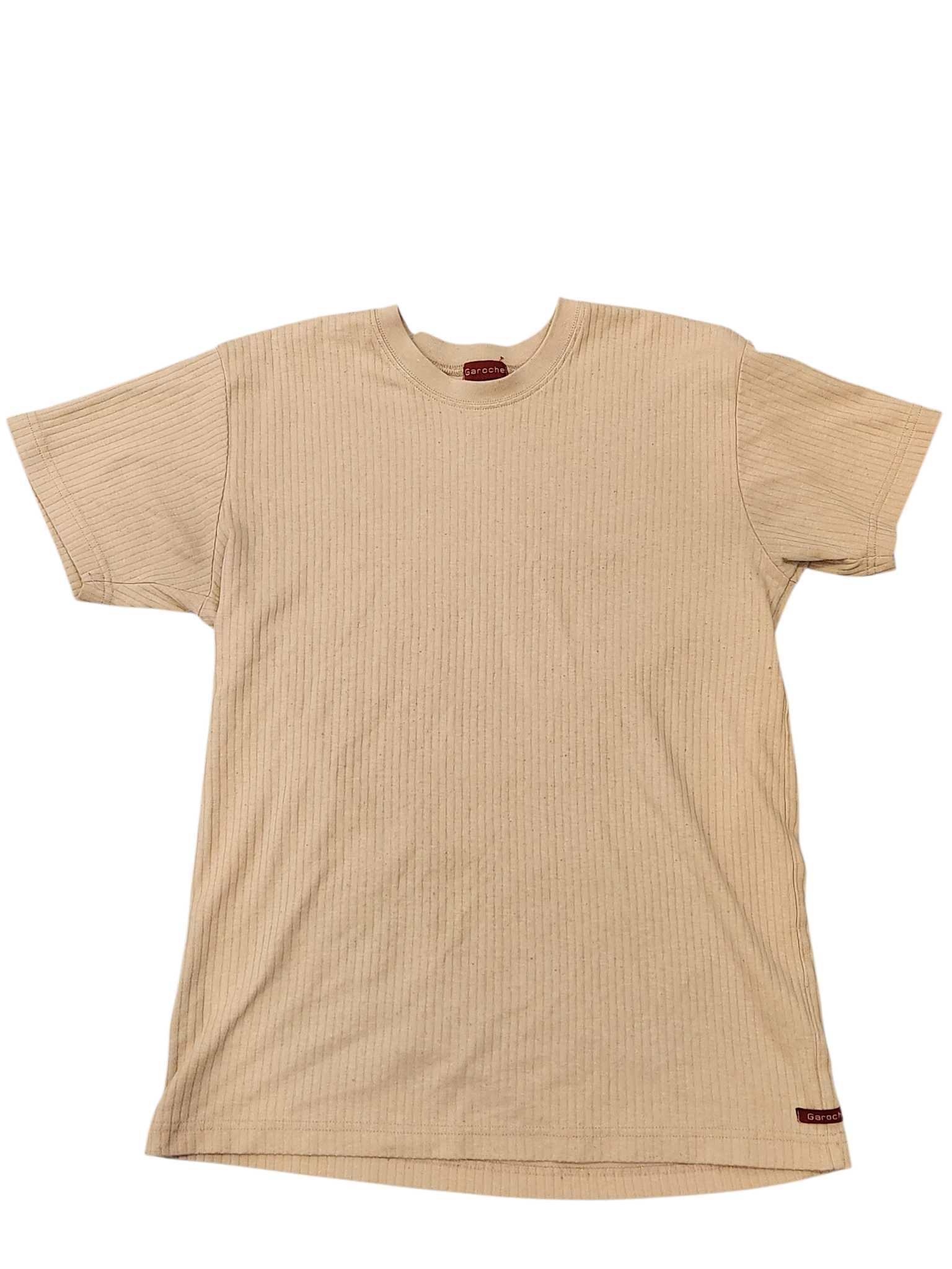 Chandail côtelé beige M