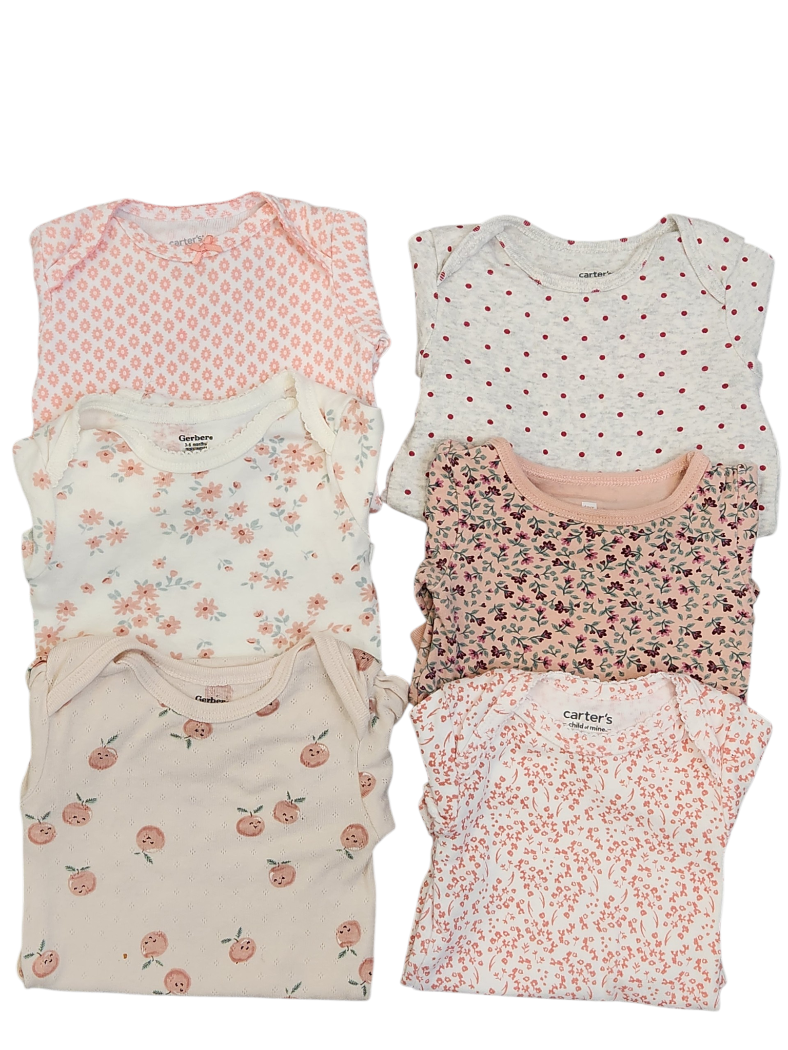 Lot de 6 cache-couche 3-6 mois